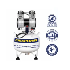 Compressor odontologico 10 pcm 120 lbs - 40 litros