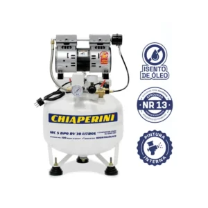 Compressor odontologico 5.2 pcm 120 lbs - 40 litros