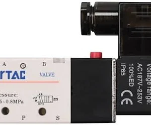 Válvula Pneumática 1/4 Simples Solenoide 5/2